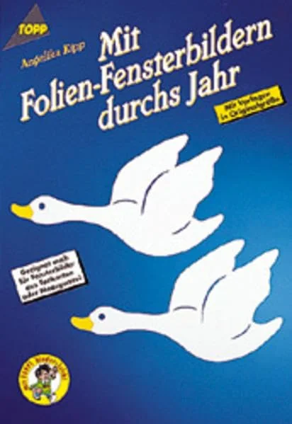 Buchcover: Mit Folien-Fensterbildern durchs Jahr