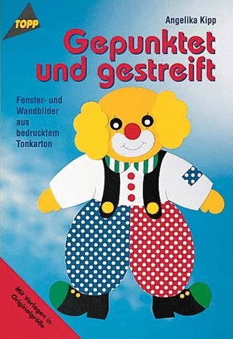 Cover des Bastelbuchs Gepunktet und gestreift von Angelika Kipp